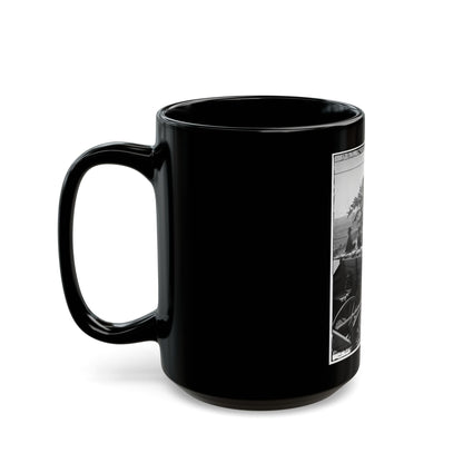 Atlanta, Georgia. Federal Troops In Confederate Fort (U.S. Civil War) Black Coffee Mug