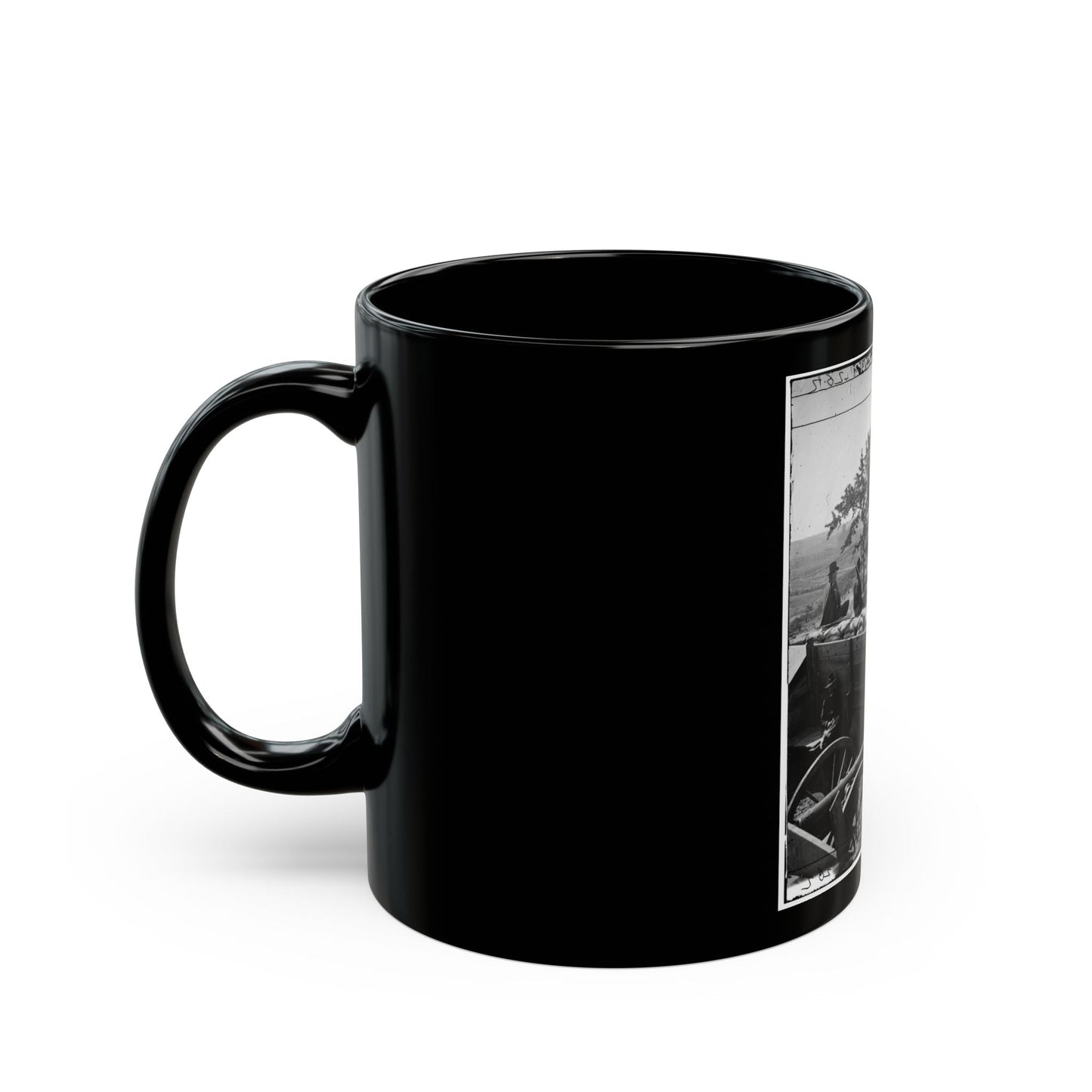 Atlanta, Georgia. Federal Troops In Confederate Fort (U.S. Civil War) Black Coffee Mug