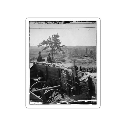 Atlanta, Georgia. Federal Troops In Confederate Fort (U.S. Civil War) STICKER Vinyl Die-Cut Decal-White-The Sticker Space