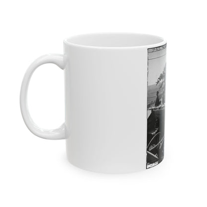 Atlanta, Georgia. Federal Troops In Confederate Fort (U.S. Civil War) White Coffee Mug