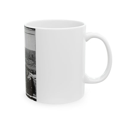 Atlanta, Georgia. Federal Troops In Confederate Fort (U.S. Civil War) White Coffee Mug