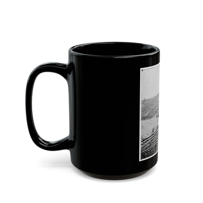 Atlanta, Georgia. Fortifications-2 (U.S. Civil War) Black Coffee Mug-The Sticker Space