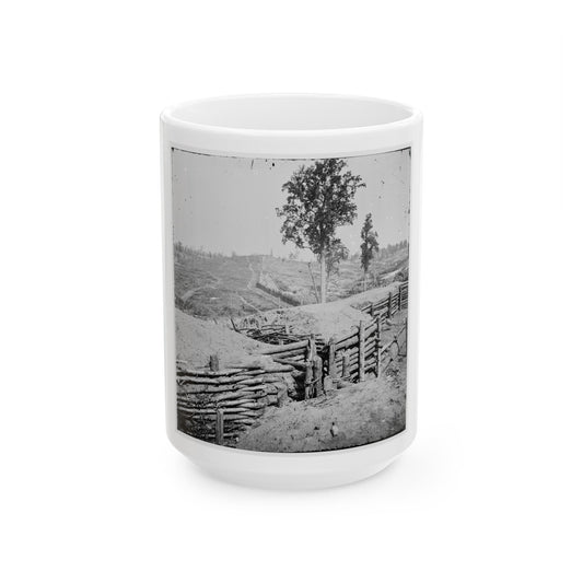 Atlanta, Georgia. Fortifications-2 (U.S. Civil War) White Coffee Mug-15oz-The Sticker Space