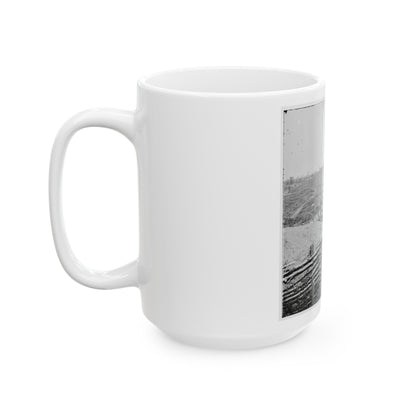 Atlanta, Georgia. Fortifications-2 (U.S. Civil War) White Coffee Mug-The Sticker Space