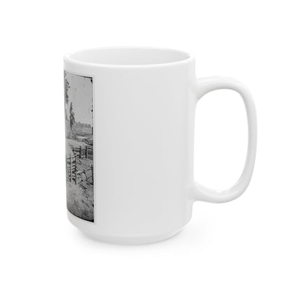 Atlanta, Georgia. Fortifications-2 (U.S. Civil War) White Coffee Mug-The Sticker Space