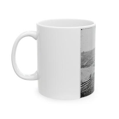 Atlanta, Georgia. Fortifications-2 (U.S. Civil War) White Coffee Mug-The Sticker Space