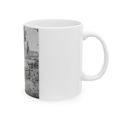 Atlanta, Georgia. Fortifications-2 (U.S. Civil War) White Coffee Mug-The Sticker Space