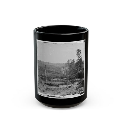 Atlanta, Georgia. Fortifications (U.S. Civil War) Black Coffee Mug-15oz-The Sticker Space