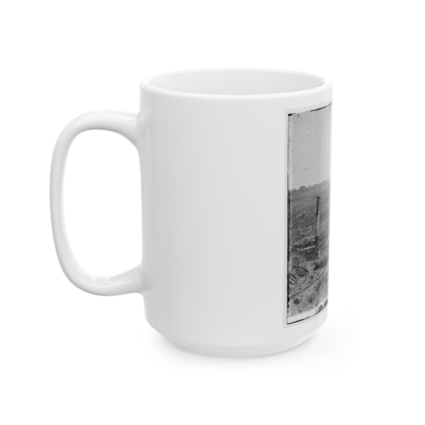 Atlanta, Georgia. Fortifications (U.S. Civil War) White Coffee Mug-The Sticker Space