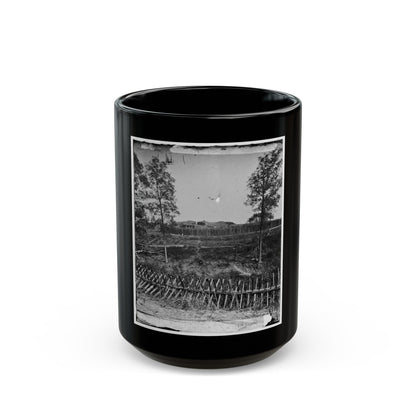 Atlanta, Georgia. Fortifications(2) (U.S. Civil War) Black Coffee Mug-15oz-The Sticker Space