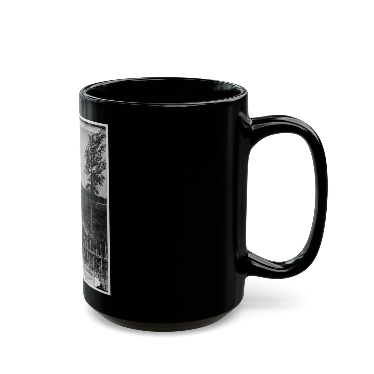 Atlanta, Georgia. Fortifications(2) (U.S. Civil War) Black Coffee Mug-The Sticker Space