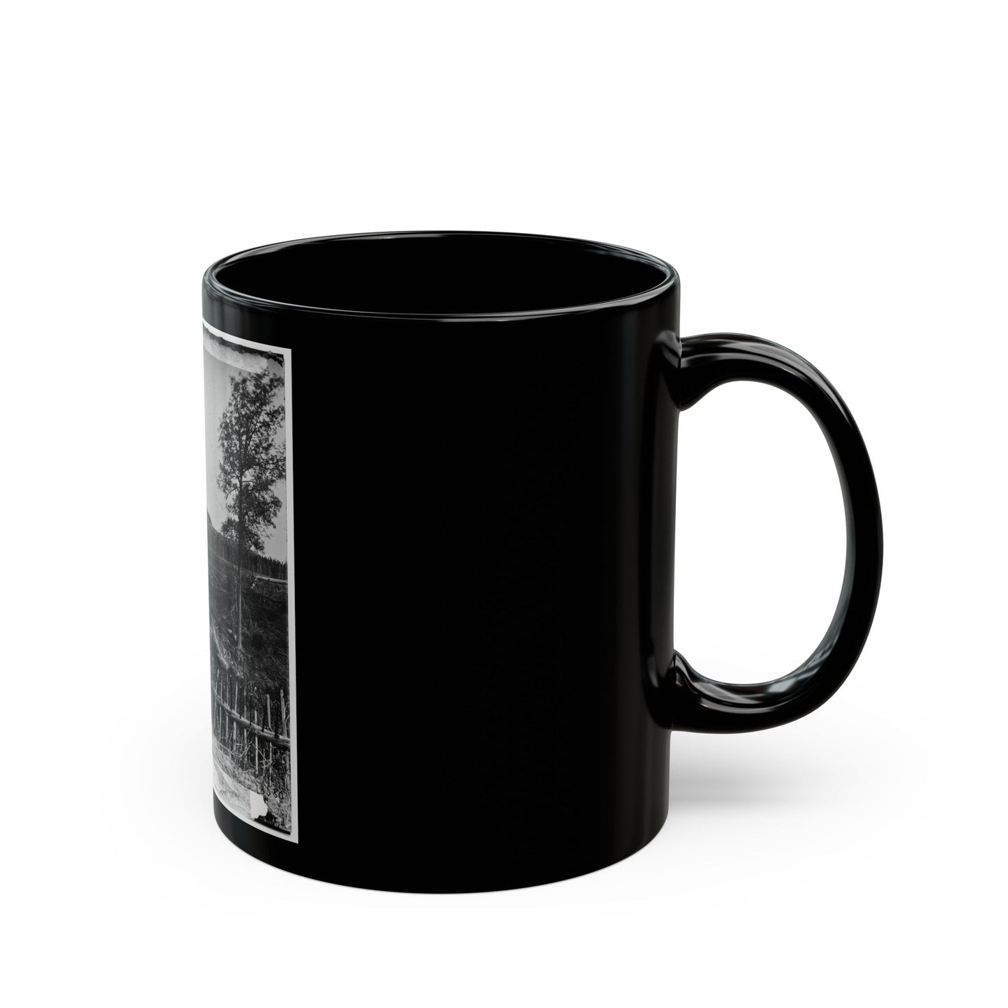 Atlanta, Georgia. Fortifications(2) (U.S. Civil War) Black Coffee Mug-The Sticker Space