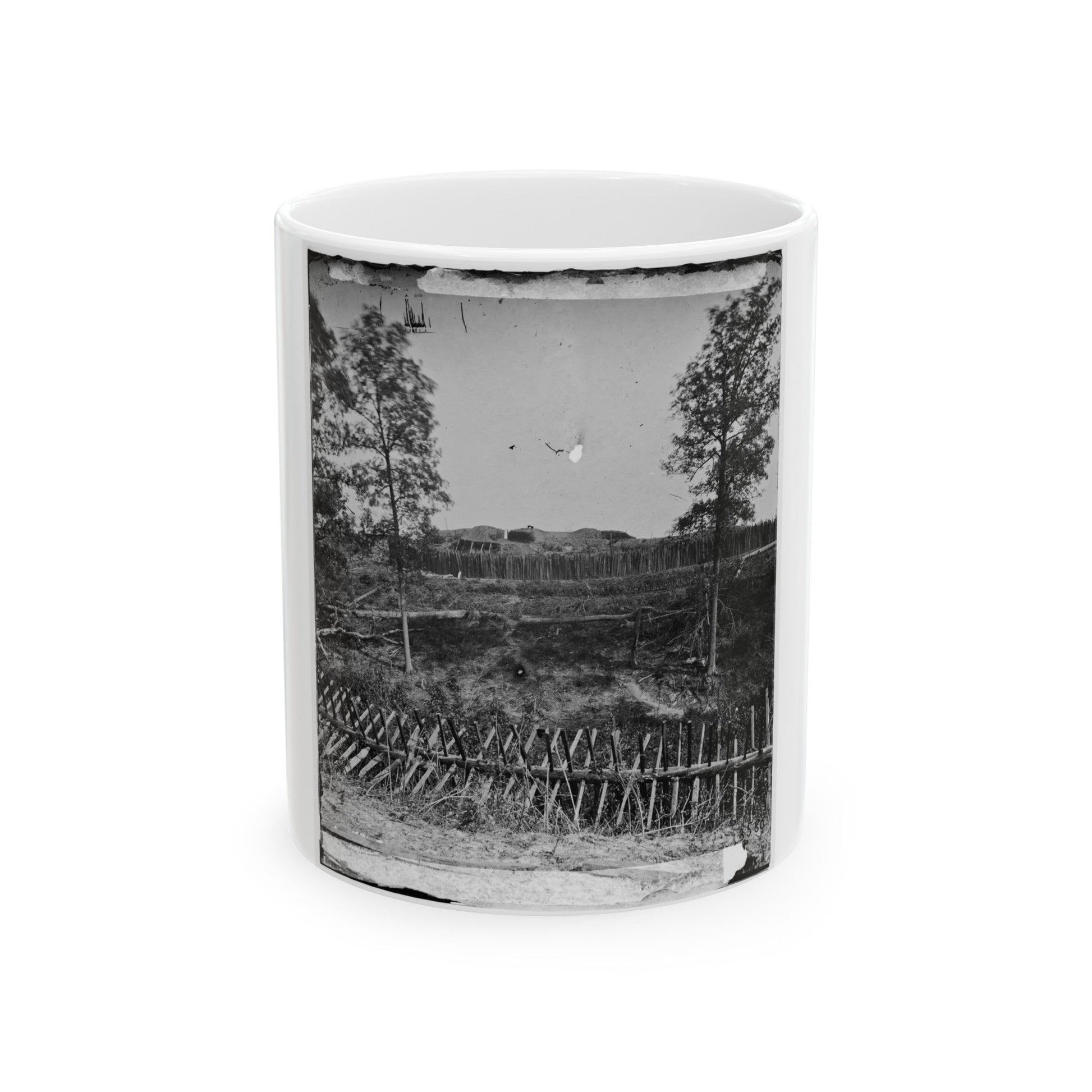 Atlanta, Georgia. Fortifications(2) (U.S. Civil War) White Coffee Mug-11oz-The Sticker Space