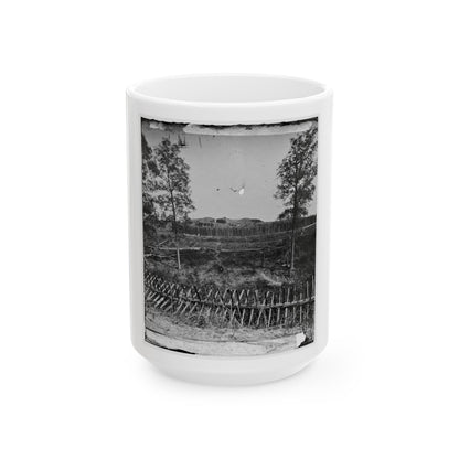 Atlanta, Georgia. Fortifications(2) (U.S. Civil War) White Coffee Mug-15oz-The Sticker Space