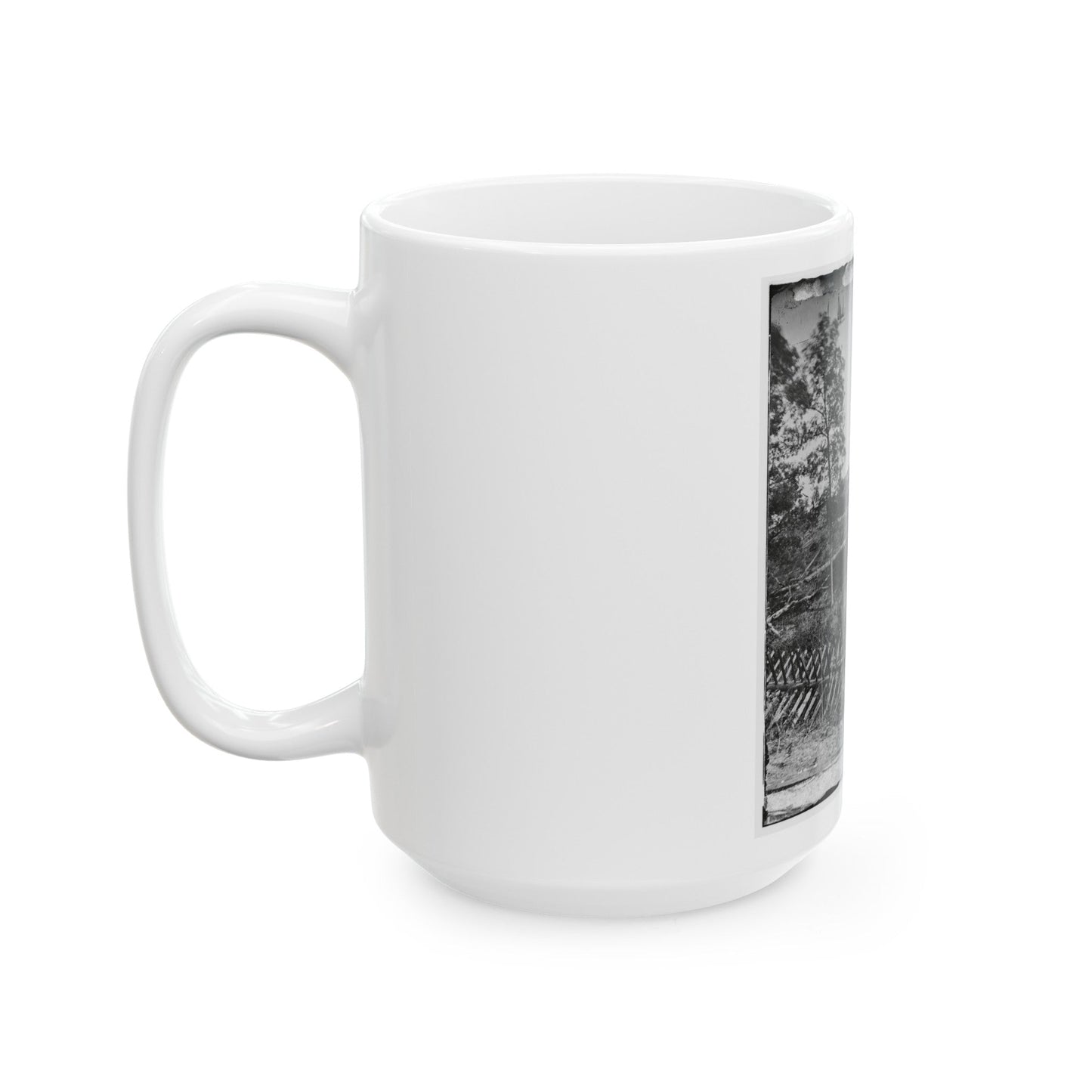 Atlanta, Georgia. Fortifications(2) (U.S. Civil War) White Coffee Mug-The Sticker Space