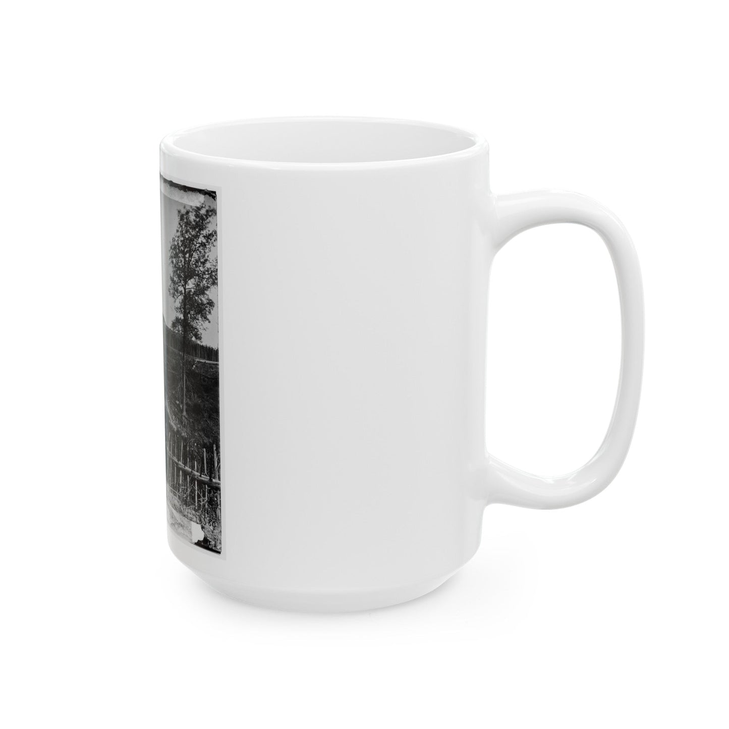 Atlanta, Georgia. Fortifications(2) (U.S. Civil War) White Coffee Mug-The Sticker Space