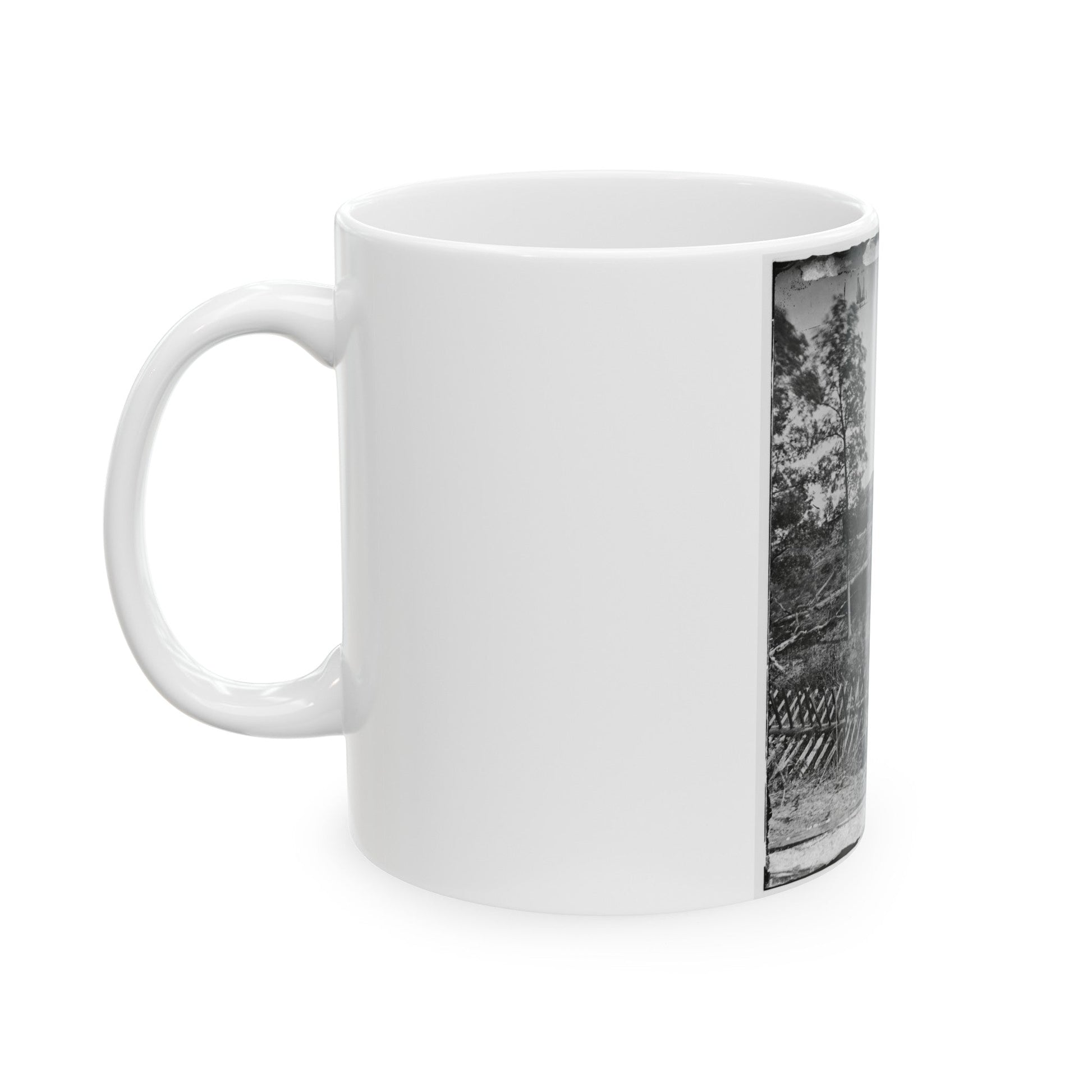 Atlanta, Georgia. Fortifications(2) (U.S. Civil War) White Coffee Mug-The Sticker Space