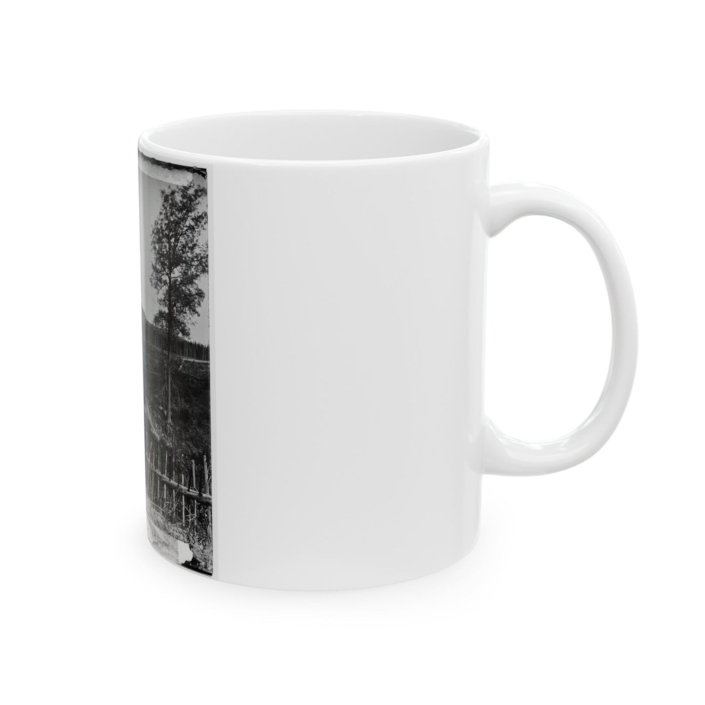 Atlanta, Georgia. Fortifications(2) (U.S. Civil War) White Coffee Mug-The Sticker Space