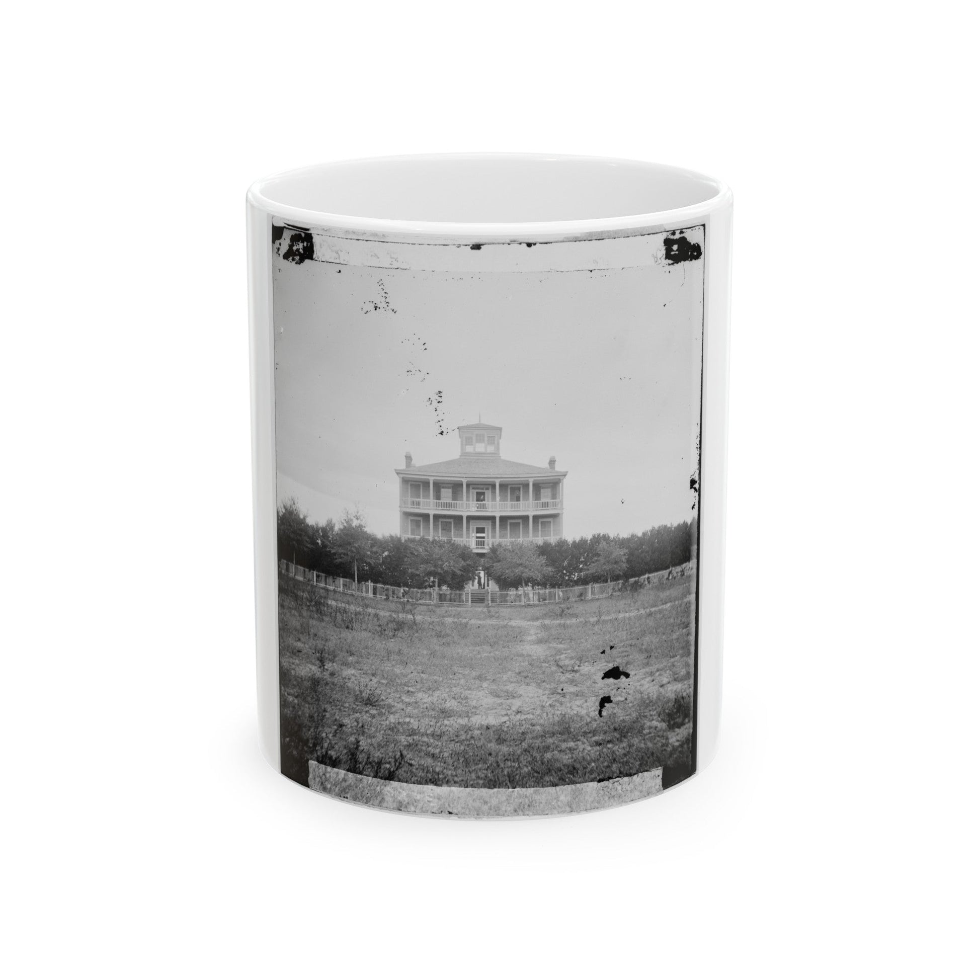 Atlanta, Georgia. House-2 (U.S. Civil War) White Coffee Mug-11oz-The Sticker Space