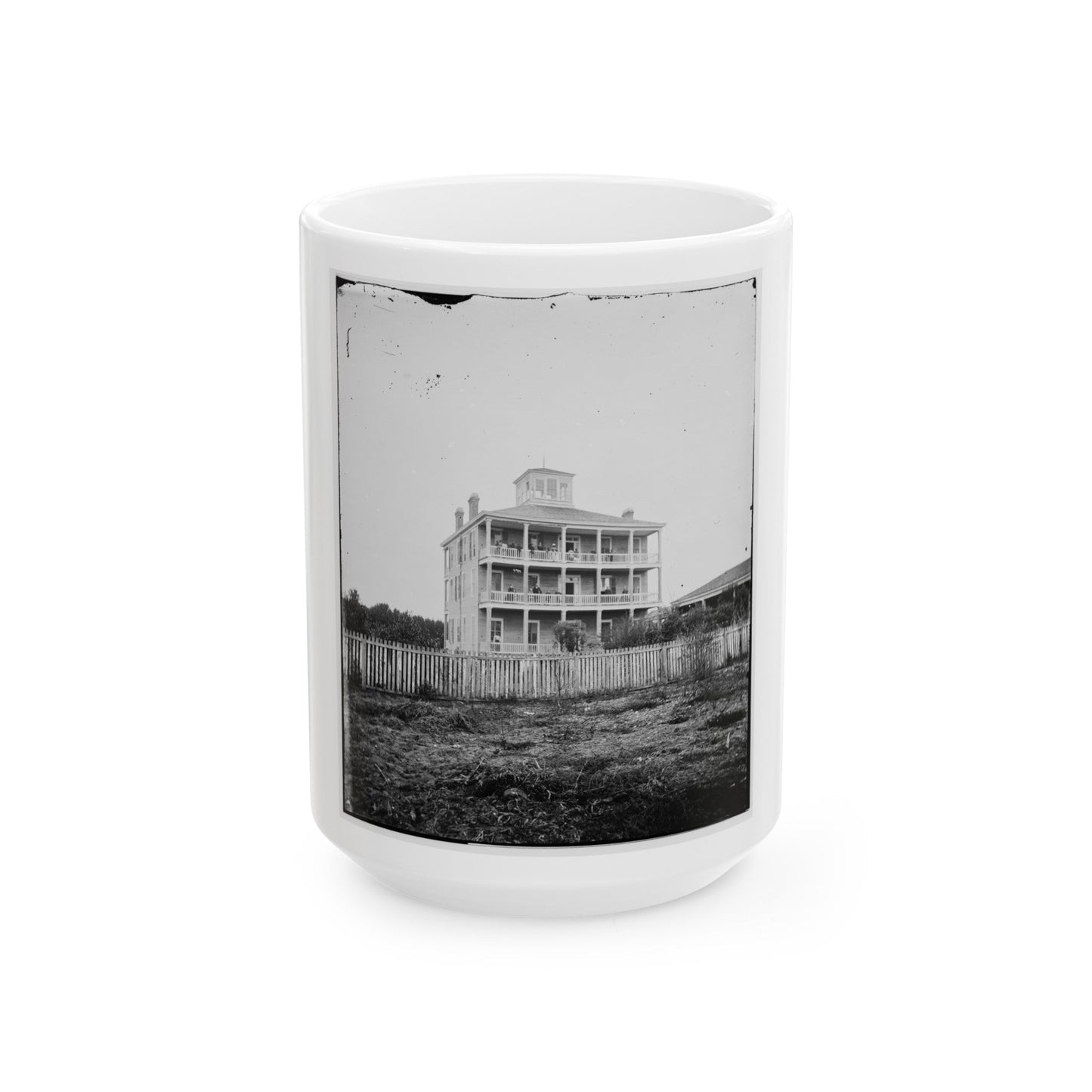 Atlanta, Georgia. House (U.S. Civil War) White Coffee Mug-15oz-The Sticker Space