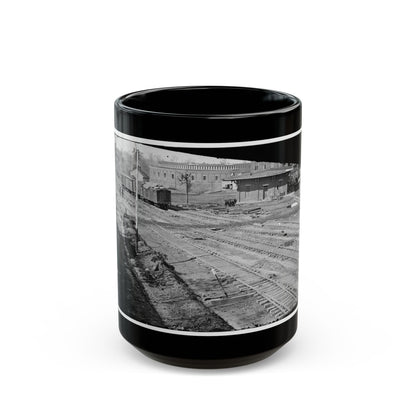 Atlanta, Georgia. Ruins Of Depot, Blown Up On Sherman's Departure (U.S. Civil War) Black Coffee Mug