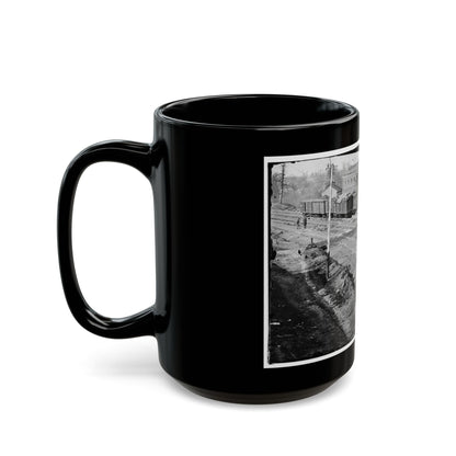 Atlanta, Georgia. Ruins Of Depot, Blown Up On Sherman's Departure (U.S. Civil War) Black Coffee Mug