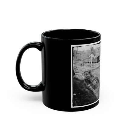 Atlanta, Georgia. Ruins Of Depot, Blown Up On Sherman's Departure (U.S. Civil War) Black Coffee Mug