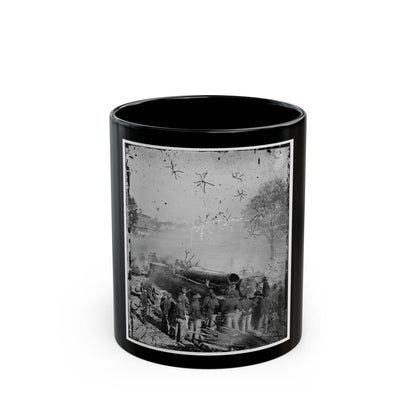 Atlanta, Georgia. Sherman's Men Destroying Railroad-2 (U.S. Civil War) Black Coffee Mug