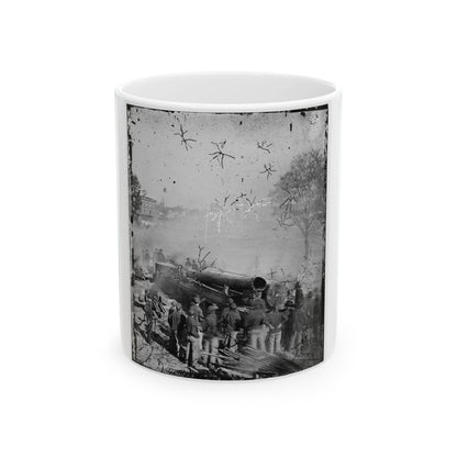 Atlanta, Georgia. Sherman's Men Destroying Railroad-2 (U.S. Civil War) White Coffee Mug