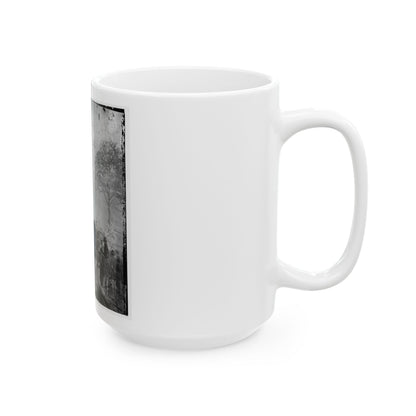 Atlanta, Georgia. Sherman's Men Destroying Railroad-2 (U.S. Civil War) White Coffee Mug