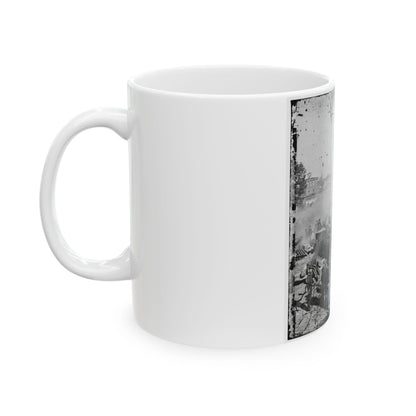 Atlanta, Georgia. Sherman's Men Destroying Railroad-2 (U.S. Civil War) White Coffee Mug