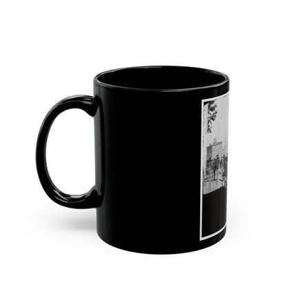 Atlanta, Georgia. Sherman's Men Destroying Railroad (U.S. Civil War) Black Coffee Mug