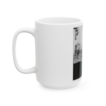 Atlanta, Georgia. Sherman's Men Destroying Railroad (U.S. Civil War) White Coffee Mug