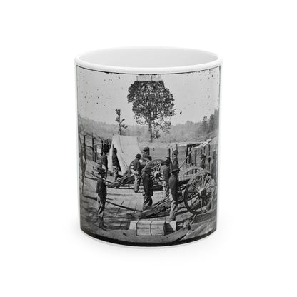 Atlanta, Georgia. Sherman's Men In Confederate Fort-2 (U.S. Civil War) White Coffee Mug