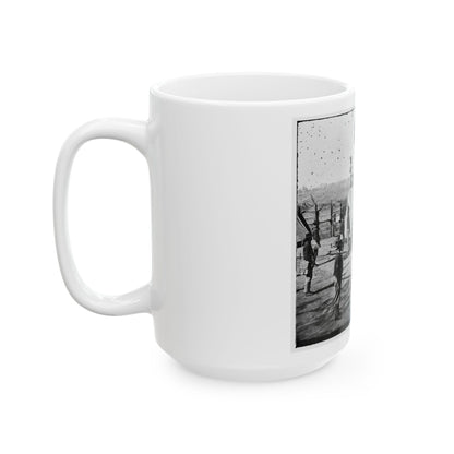 Atlanta, Georgia. Sherman's Men In Confederate Fort-2 (U.S. Civil War) White Coffee Mug