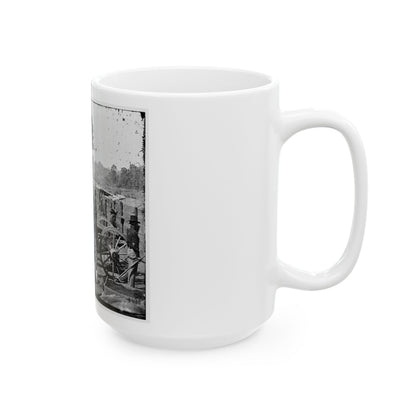 Atlanta, Georgia. Sherman's Men In Confederate Fort-2 (U.S. Civil War) White Coffee Mug