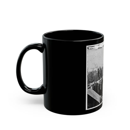 Atlanta, Georgia. Sherman's Men In Confederate Fort East Of Atlanta (U.S. Civil War) Black Coffee Mug