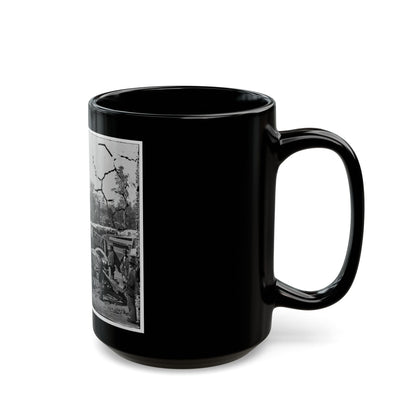 Atlanta, Georgia. Sherman's Men In Confederate Fort (U.S. Civil War) Black Coffee Mug