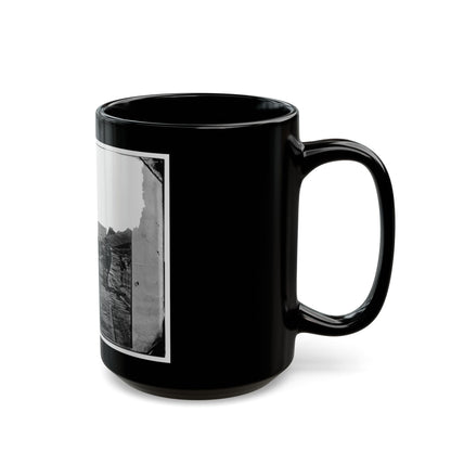 Atlanta, Georgia. Sherman's Men Tearing Up Railroad Track (U.S. Civil War) Black Coffee Mug-The Sticker Space