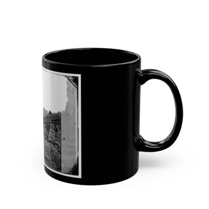 Atlanta, Georgia. Sherman's Men Tearing Up Railroad Track (U.S. Civil War) Black Coffee Mug-The Sticker Space