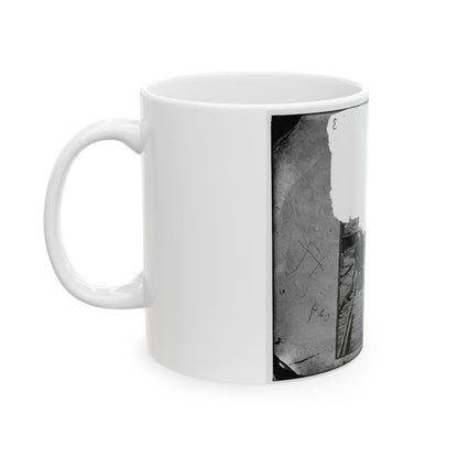 Atlanta, Georgia. Sherman's Men Tearing Up Railroad Track (U.S. Civil War) White Coffee Mug