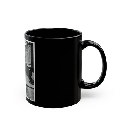 Atlanta, Georgia. Street View (U.S. Civil War) Black Coffee Mug-The Sticker Space