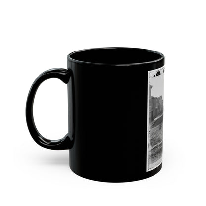 Atlanta, Georgia. Street View (U.S. Civil War) Black Coffee Mug-The Sticker Space