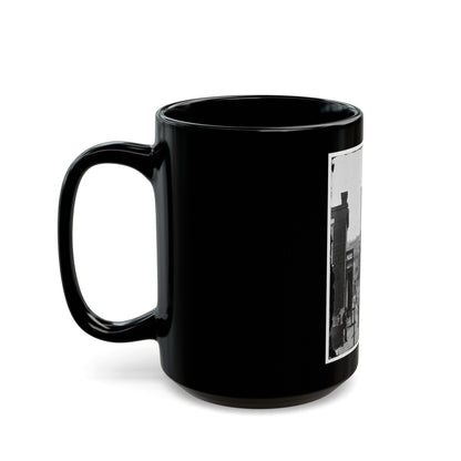 Atlanta, Georgia. View On Marietta Street (U.S. Civil War) Black Coffee Mug-The Sticker Space