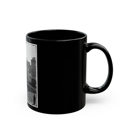 Atlanta, Georgia. View On Marietta Street (U.S. Civil War) Black Coffee Mug-The Sticker Space