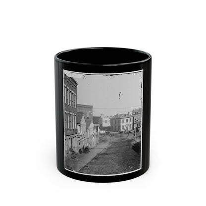 Atlanta, Georgia. View On Whitehall Street (U.S. Civil War) Black Coffee Mug-11oz-The Sticker Space