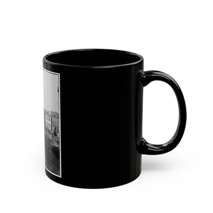 Atlanta, Georgia. View On Whitehall Street (U.S. Civil War) Black Coffee Mug-The Sticker Space