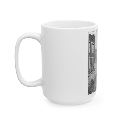 Atlanta, Georgia. View On Whitehall Street (U.S. Civil War) White Coffee Mug