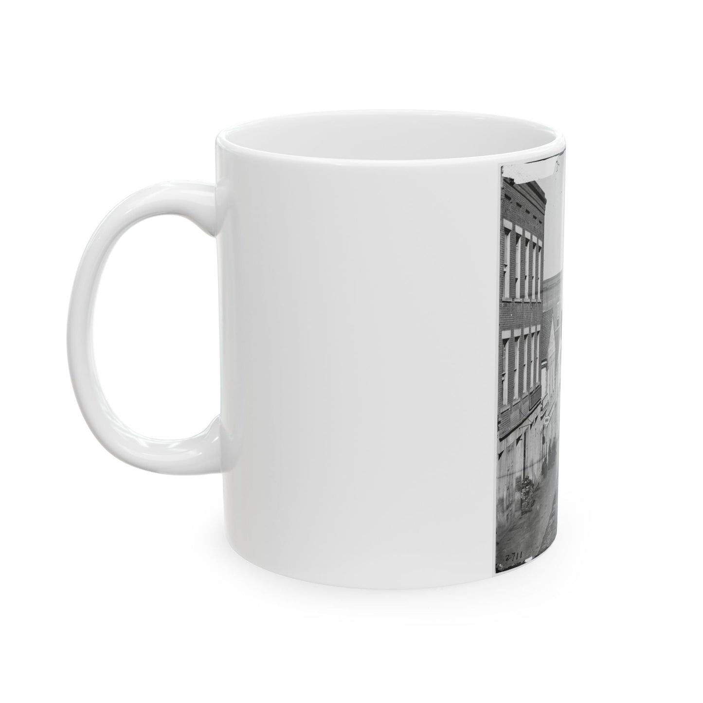 Atlanta, Georgia. View On Whitehall Street (U.S. Civil War) White Coffee Mug