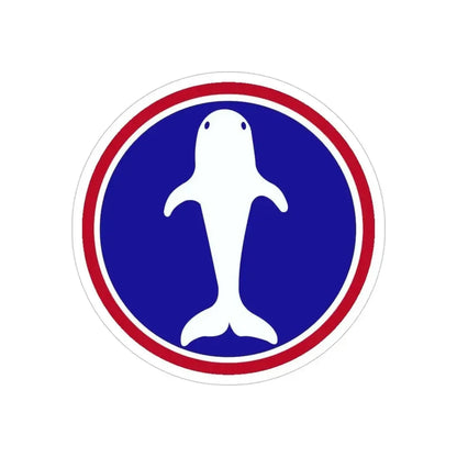 Atlantic Base Commands (U.S. Army) REVERSE PRINT Transparent Die-Cut STICKER - The Sticker Space